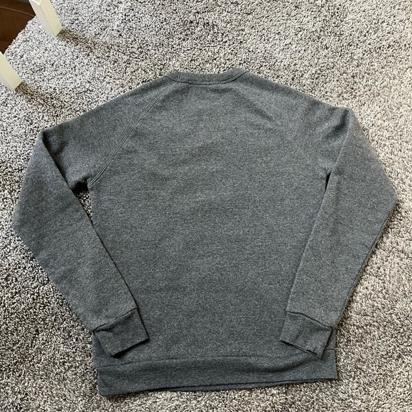 Bow & Drape + Spanx Sz S Fry Day Gray Sweatshirt Long Sleeves Friday Sequin - Picture 4 of 4